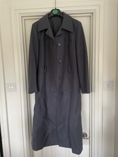 Grey Hucke Vintage Wool Trench Size 40