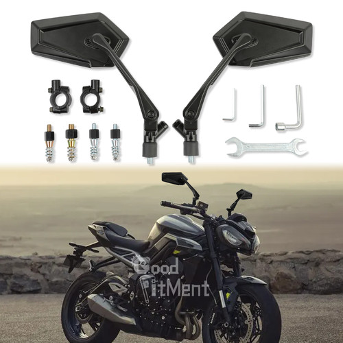 Motorcycle rearview side - rearview,