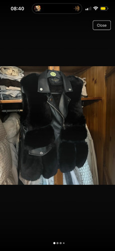 Womens fur gilet - fur,