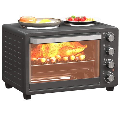 Homcom 28l mini oven with - 28l, 2