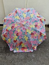 Vintage Garden Sun Parasol  Floral Pattern  Garden Parasol  Diameter 186 cms