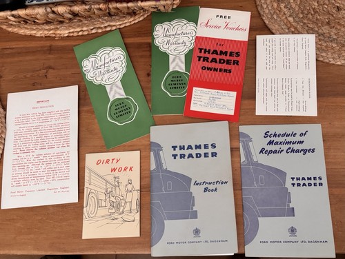 Ford thames trader - trader, instruction