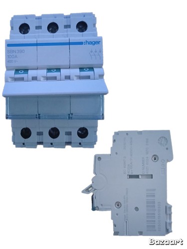 Hager sbn390 100a - main, switch