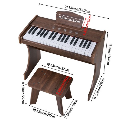 Key piano keyboard - piano, chairs