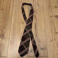 Vintage 1970s Tootal Tie Brown