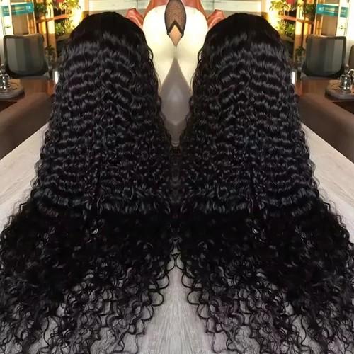 Deep wave human - hair, wig