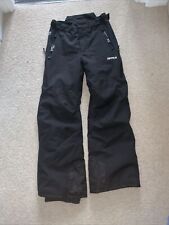 Nevica Meribel Kids Snow Ski Pant  Trousers Salopettes Black Age 11-12 RRP £69