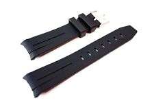 20mm Rubber B Type Watch Straps With Curved Lugs Tang Clasp for Rolex Submariner