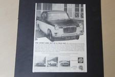 Original 1965 magazine advert: MG MAGNETTE Mk4, FARINA frame-ready wall-art 