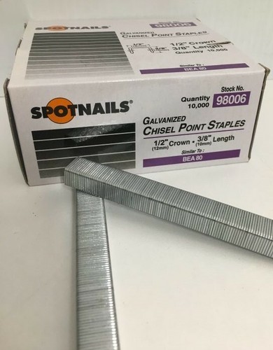 Upholstery staples spotnail - upholstery, staples,