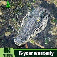 Floating Crocodile Head Resin For Water Pools Ponds Garden Art Decoy Decoration