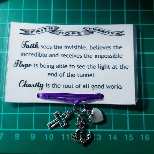 Cord bracelet faith - faith,, hope