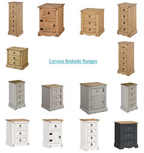 Corona bedside chest - chest, cabinet