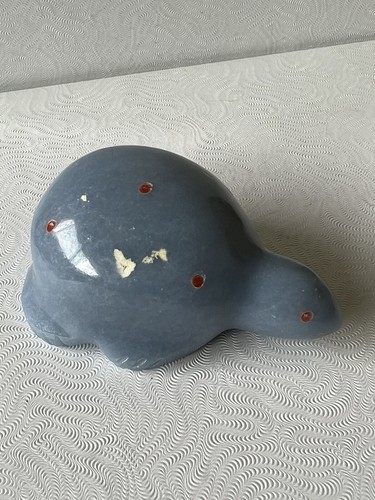 Zuni blue turtle fetish - blue,