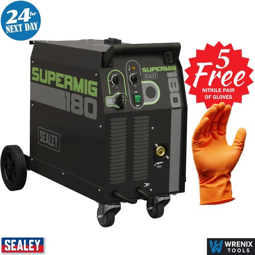 Sealey supermig180 gas - sealey, gas/gasless