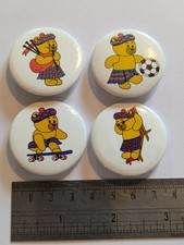 Scottish Bear Pin Badges Football Skateboard Bagpipes