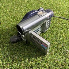 Panasonic VDR-M30 Handheld Mini DVD Camcorder Silver Tested