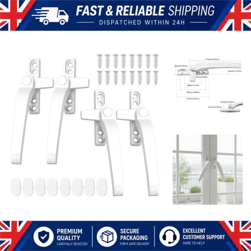 Cockspur window handles pcs - 4,