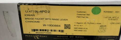 Perrin rowe 4719l apc - perrin, &