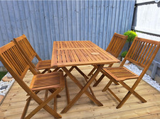 Wooden Garden Dining Set 4