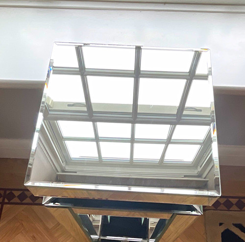 Art deco mirrored glass - art,