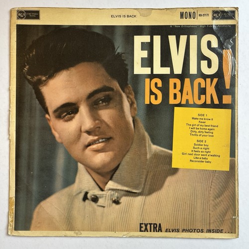 Elvis presley back vinyl - presley,, back!