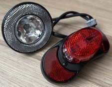 Brompton Dynamo BM Lumotec Front Light + Spanninga Dynamo Rear Light - NoS New