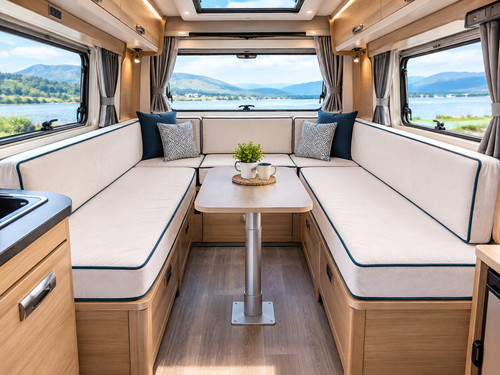 Shape caravan seating - caravan,