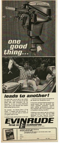 1966 evinrude sportwin hp - evinrude,