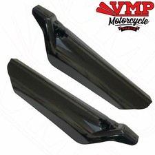 Pulse Adrenaline 125 Front Fork Leg Guard Cover Plastic Left Right Pair Black