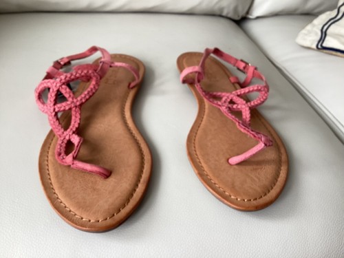 Next pink real leather - next, flat