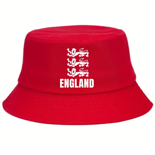 Red england bucket - red,