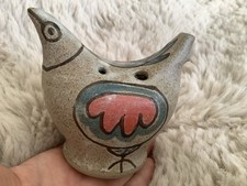 Ocarina Bird Wind Instrument Ceramic