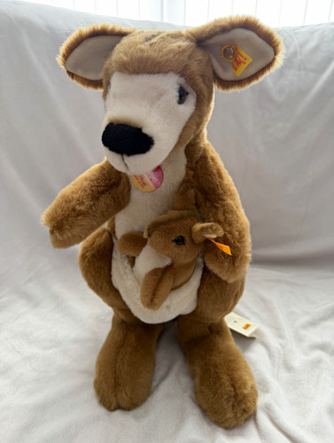 Steiff safari kangaroo with - steiff,