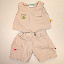 Build a Dino Safari Beige Vest and Trousers Explorer Adventure Outfit Set