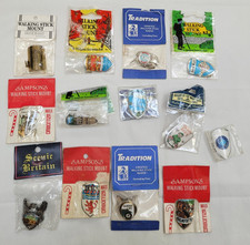Job Lot Of 13 Walking Stick Mounts / Badges