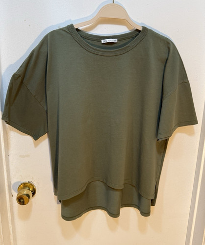 Zara women green - zara, solid