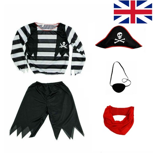 Kids boys pirate costume - kids,