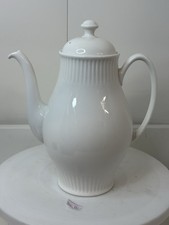 Rare Wedgwood Galaxie White Coffee Pot - Mint Condition 