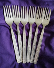 X 6 Forks EPNS  Silver Plated
