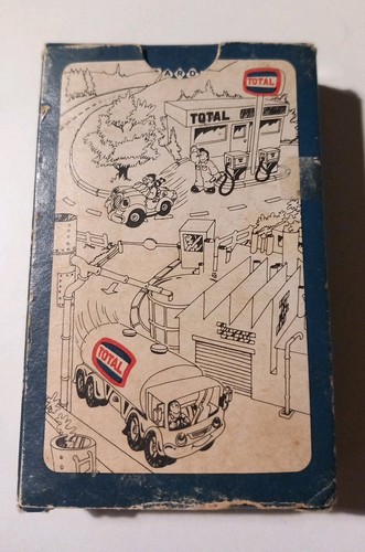 Vintage total oil - total, card