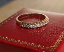 Gold 18ct diamond half - 18ct,