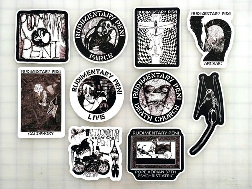 Rudimentary peni vinyl sticker - peni,
