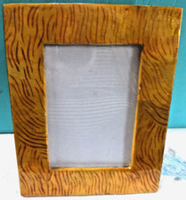 PHOTO Frame Yellow Mix 19 x 15cm Aperture 13 x 9cm ACRILYC HAND MADE Back Stand