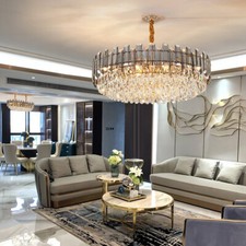 Large Modern Crystal Ceiling