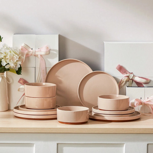 Piecee porcelain dinnerware - 12-piecee,