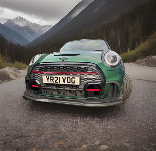 Mini f56 grill strip bumper - mini,