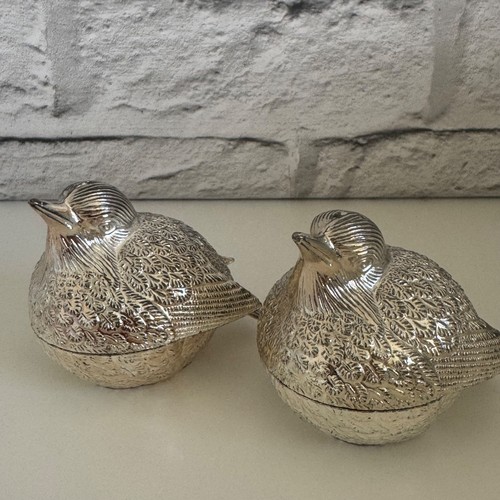 Vintage silver plated bird - vintage,