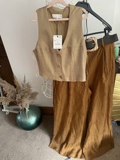 Zara 2 Piece Set High Waist