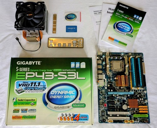 Q9550 gigabyte ep43 s3l 8gb - gigabyte, ep43-s3l